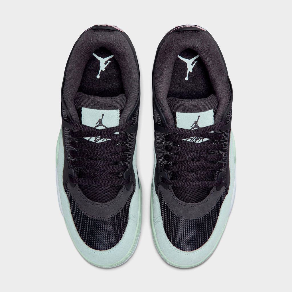 Men's Air Jordan 4 RM Casual Shoes - Anthracite/Barely Green/Jade Aura/Iced Carmine - view 5
