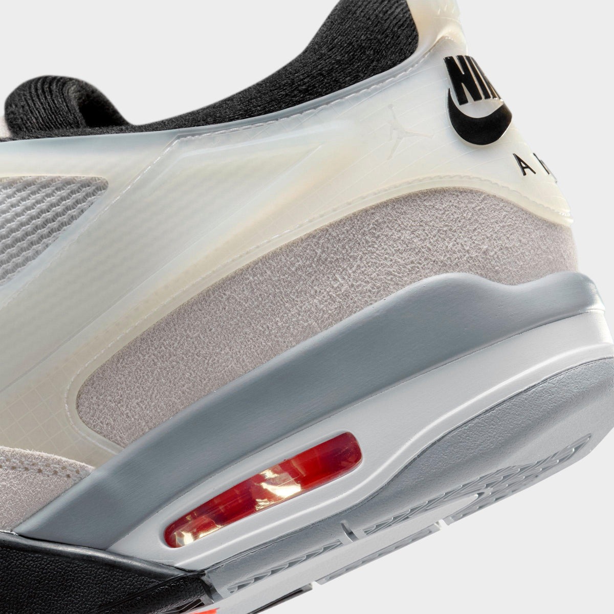 Men's Air Jordan 4 RM Casual Shoes - White/Infrared 23/Light Smoke Grey/Black - view 3