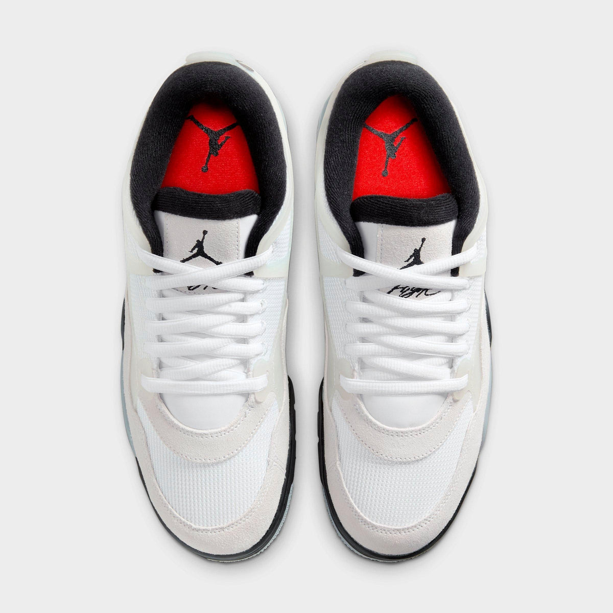Men's Air Jordan 4 RM Casual Shoes - White/Infrared 23/Light Smoke Grey/Black - view 5