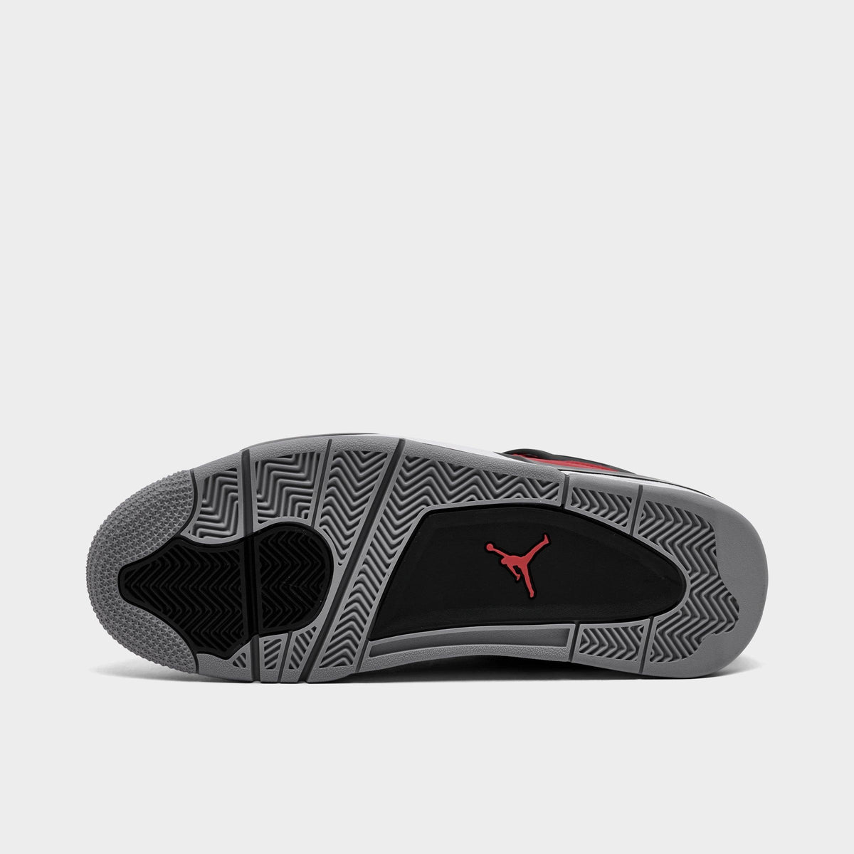 Men's Air Jordan Retro 4 Basketball Shoes - Fire Red/White/Black/Cement Grey - view 6