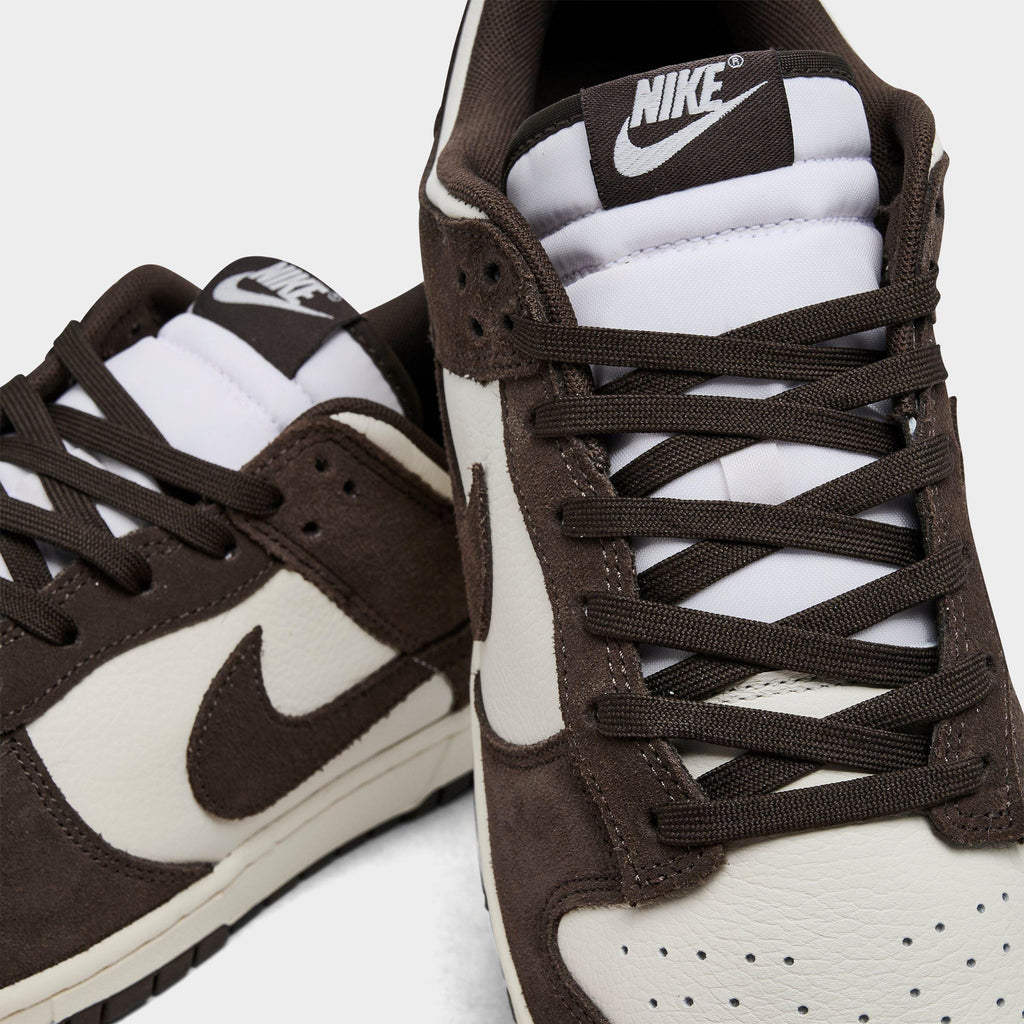 Men's Nike Dunk Low Retro Casual Shoes - Pale Ivory/Pale Ivory/Baroque Brown - view 3
