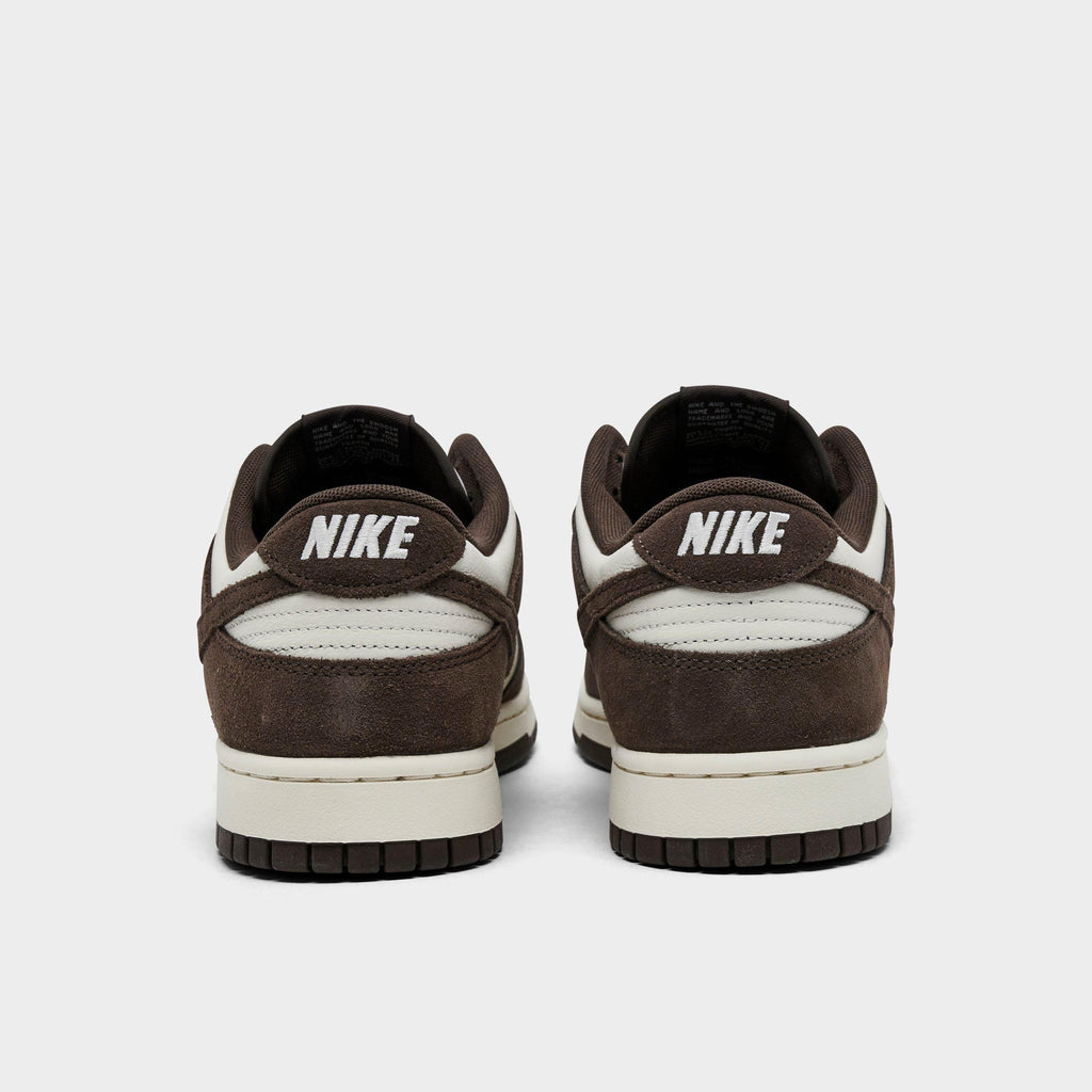 Men's Nike Dunk Low Retro Casual Shoes - Pale Ivory/Pale Ivory/Baroque Brown - view 4