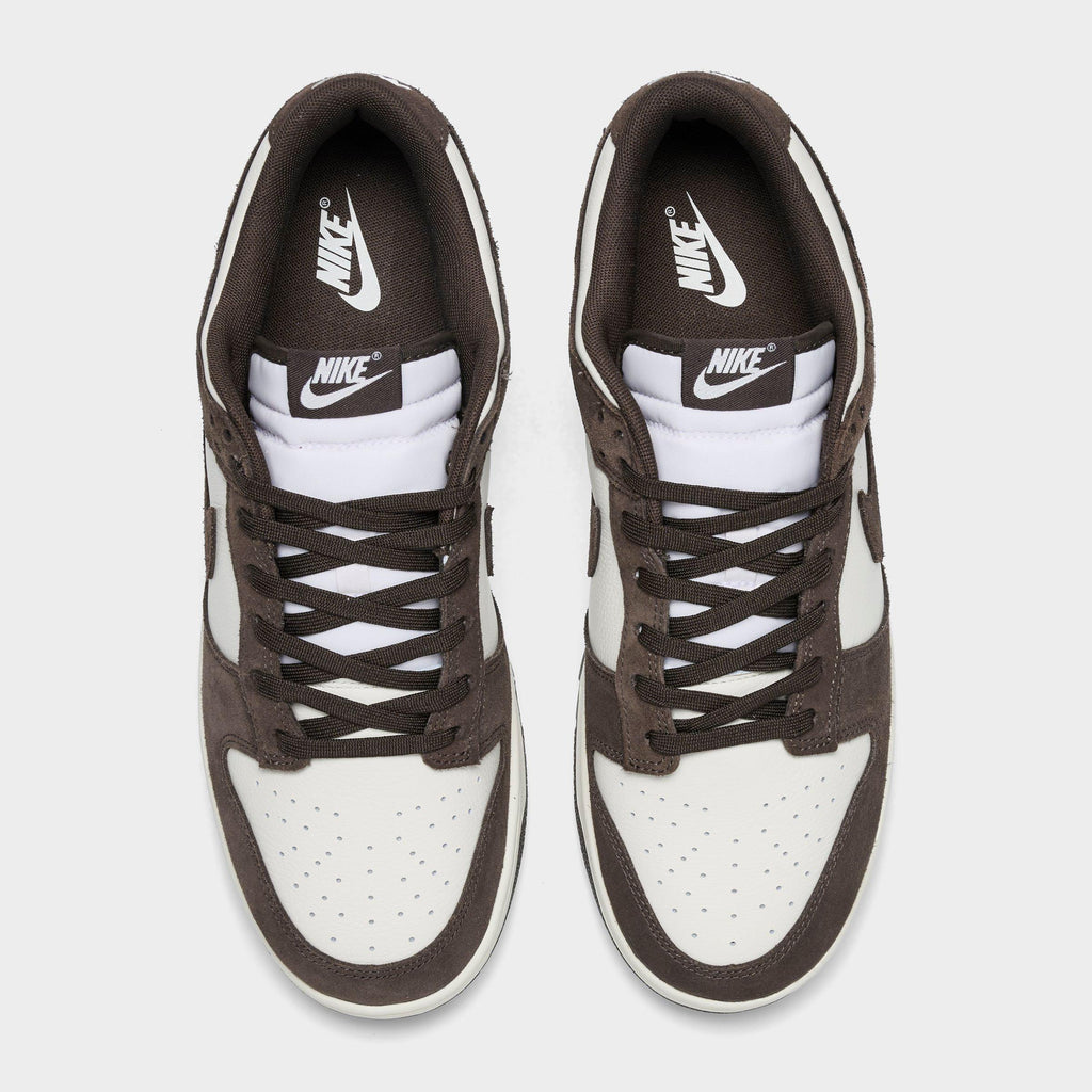 Men's Nike Dunk Low Retro Casual Shoes - Pale Ivory/Pale Ivory/Baroque Brown - view 5