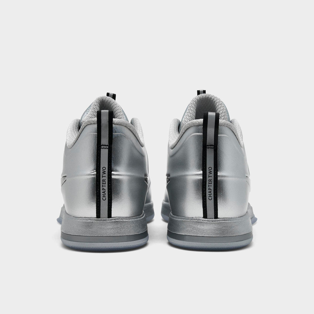 Men's Nike Book 2 Basketball Shoes - Metallic Silver/Black - view 4