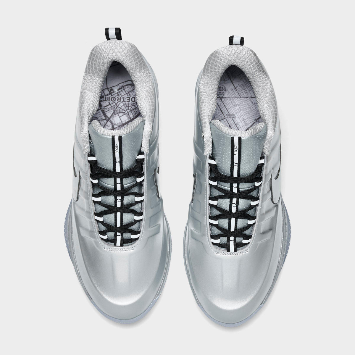Men's Nike Book 2 Basketball Shoes - Metallic Silver/Black - view 5
