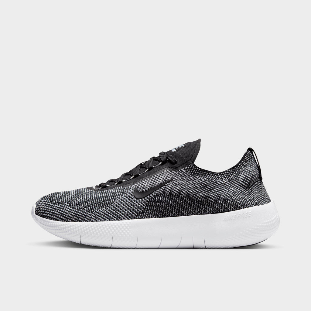 Men's Nike Free 2025 Running Shoes - Black/Black/White