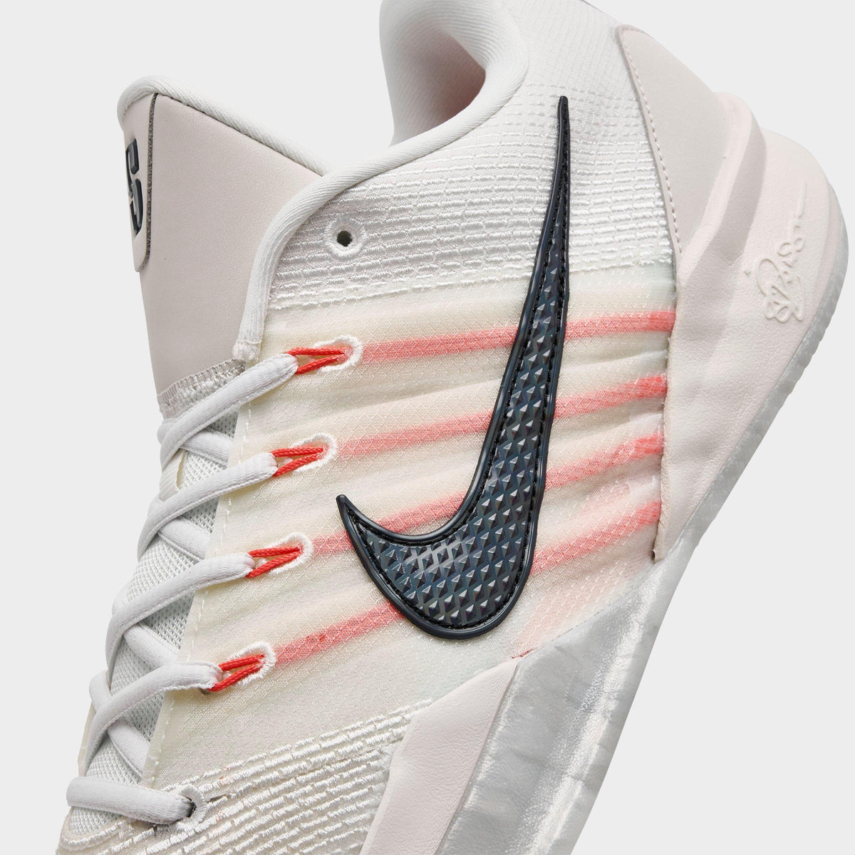 Nike Sabrina 3 Basketball Shoes - Phantom/Ivory/Rush Coral/Black - view 3