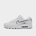 Men's Nike Air Max 90 Casual Shoes - White/Black