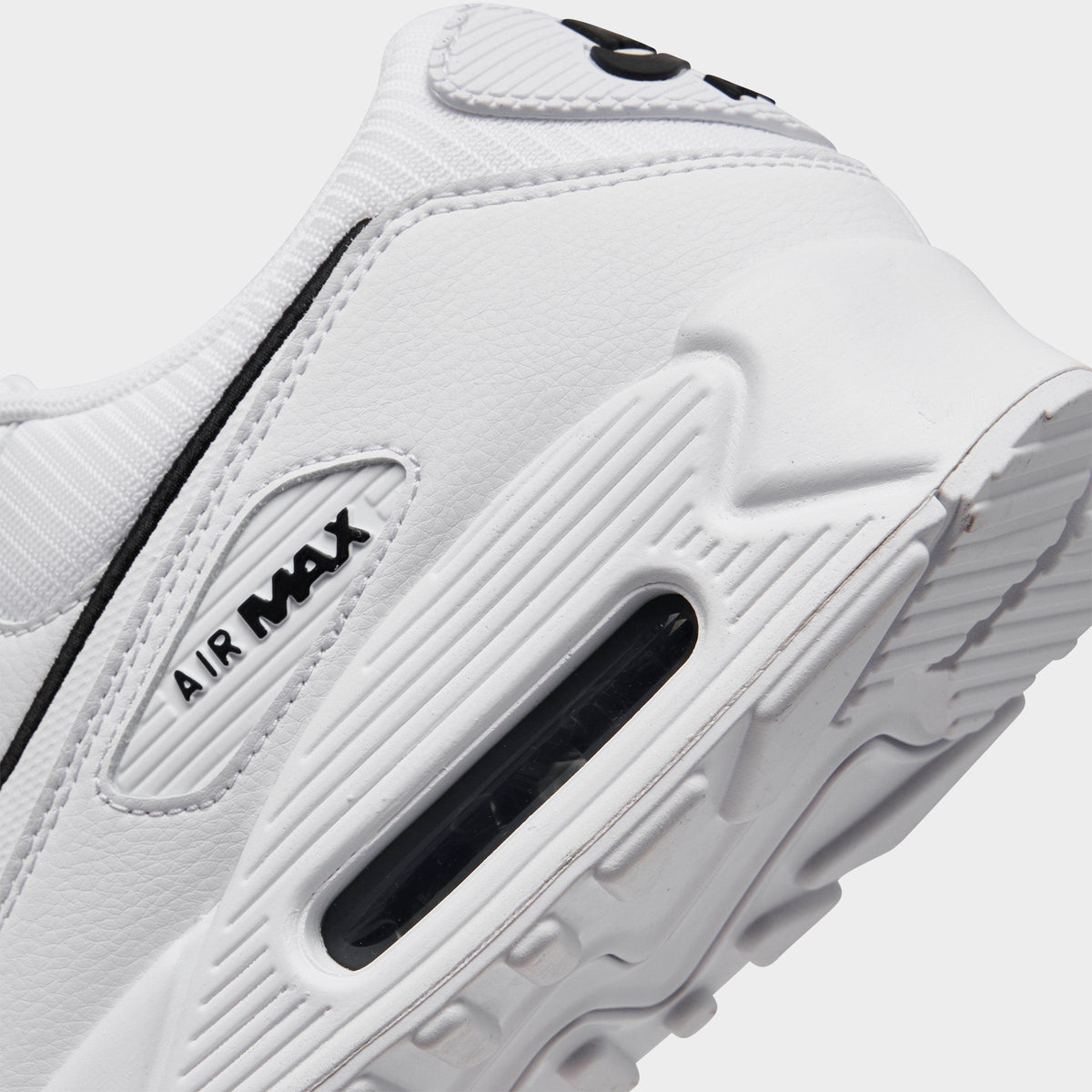 Men's Nike Air Max 90 Casual Shoes - White/Black - view 3