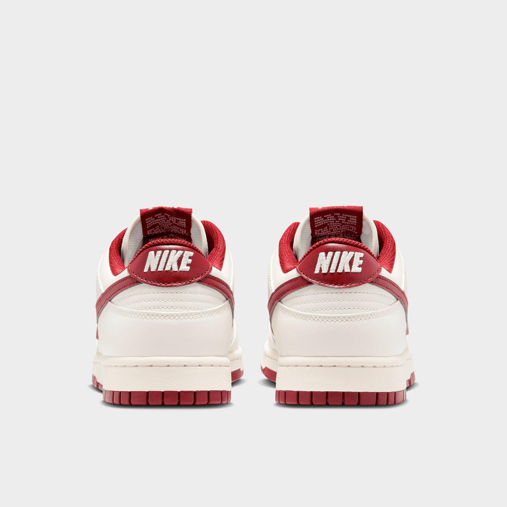 Men's Nike Dunk Low Retro Casual Shoes - Phantom/Phantom/Team Red - view 4