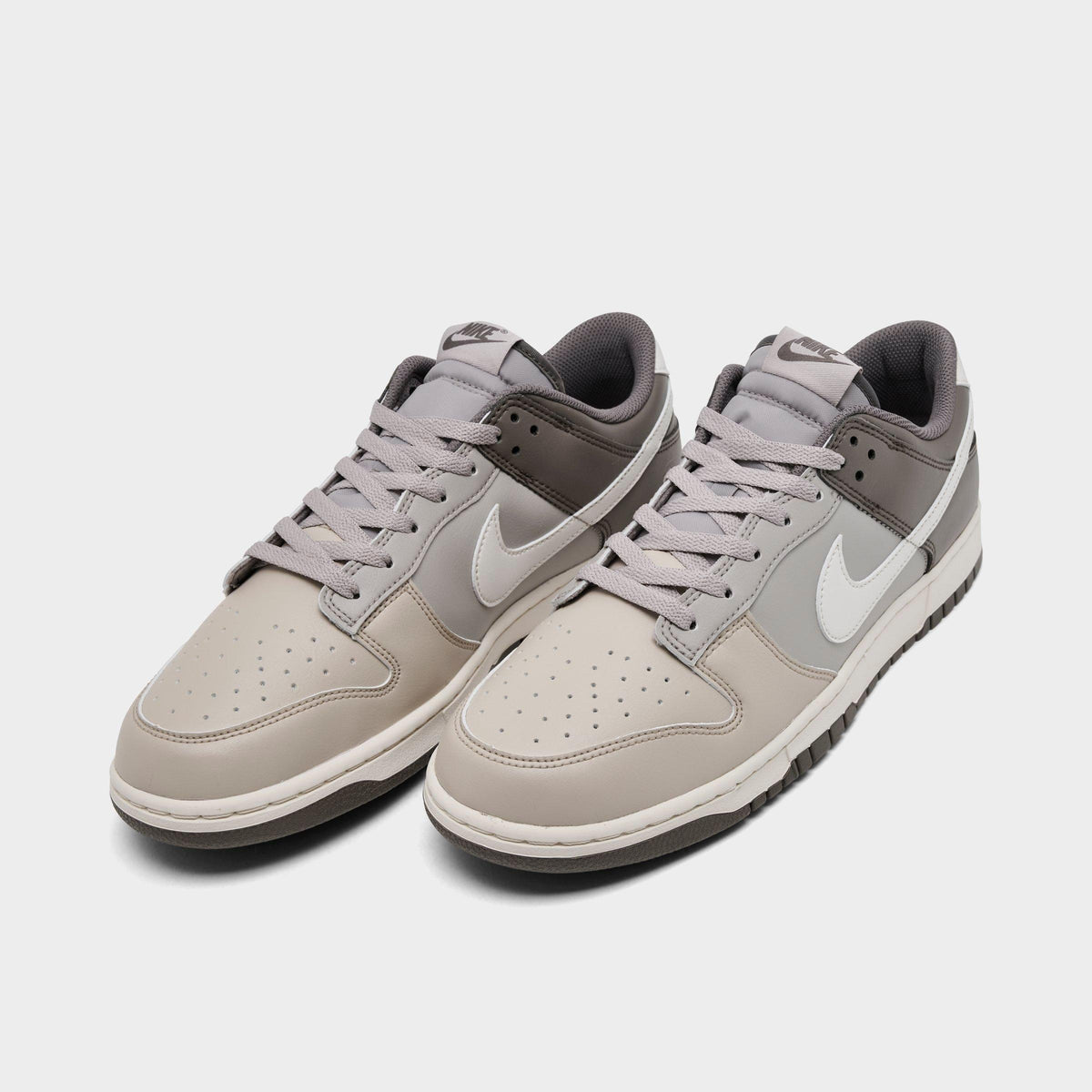 Men's Nike Dunk Low Retro Casual Shoes - College Grey/Cream II/Phantom/Cave Stone - view 2