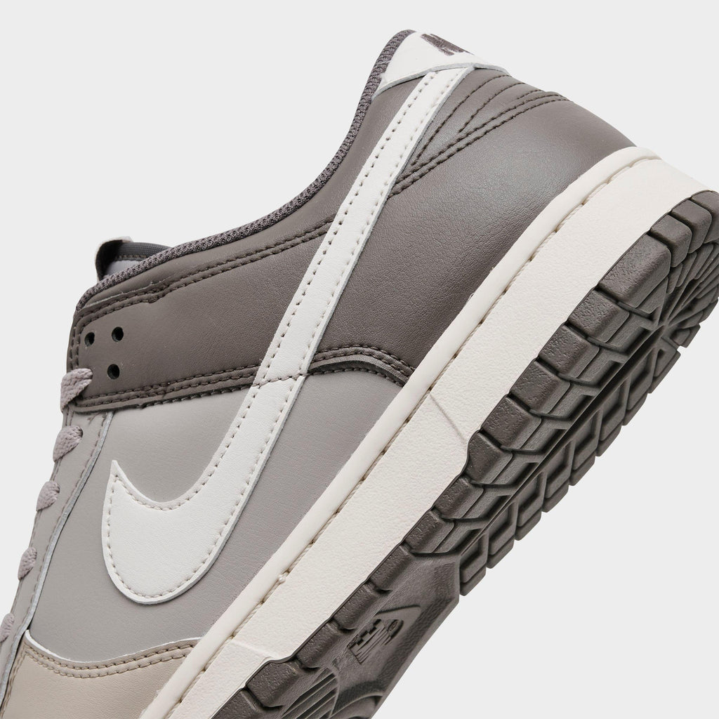 Men's Nike Dunk Low Retro Casual Shoes - College Grey/Cream II/Phantom/Cave Stone - view 3