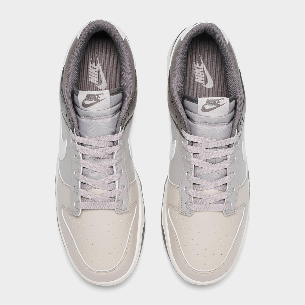 Men's Nike Dunk Low Retro Casual Shoes - College Grey/Cream II/Phantom/Cave Stone - view 5