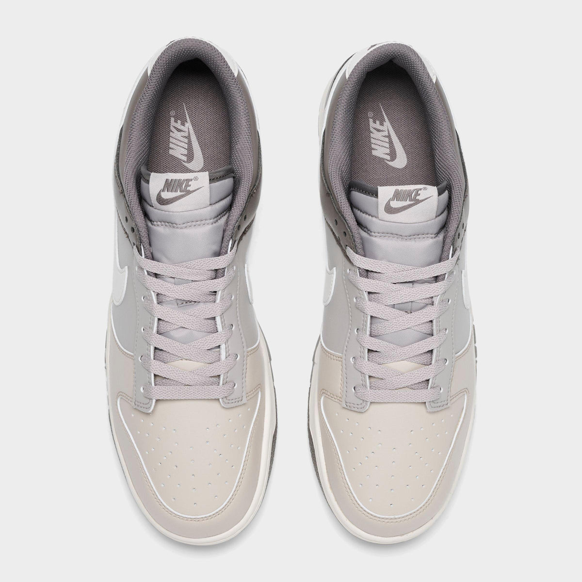 Men's Nike Dunk Low Retro Casual Shoes - College Grey/Cream II/Phantom/Cave Stone - view 5