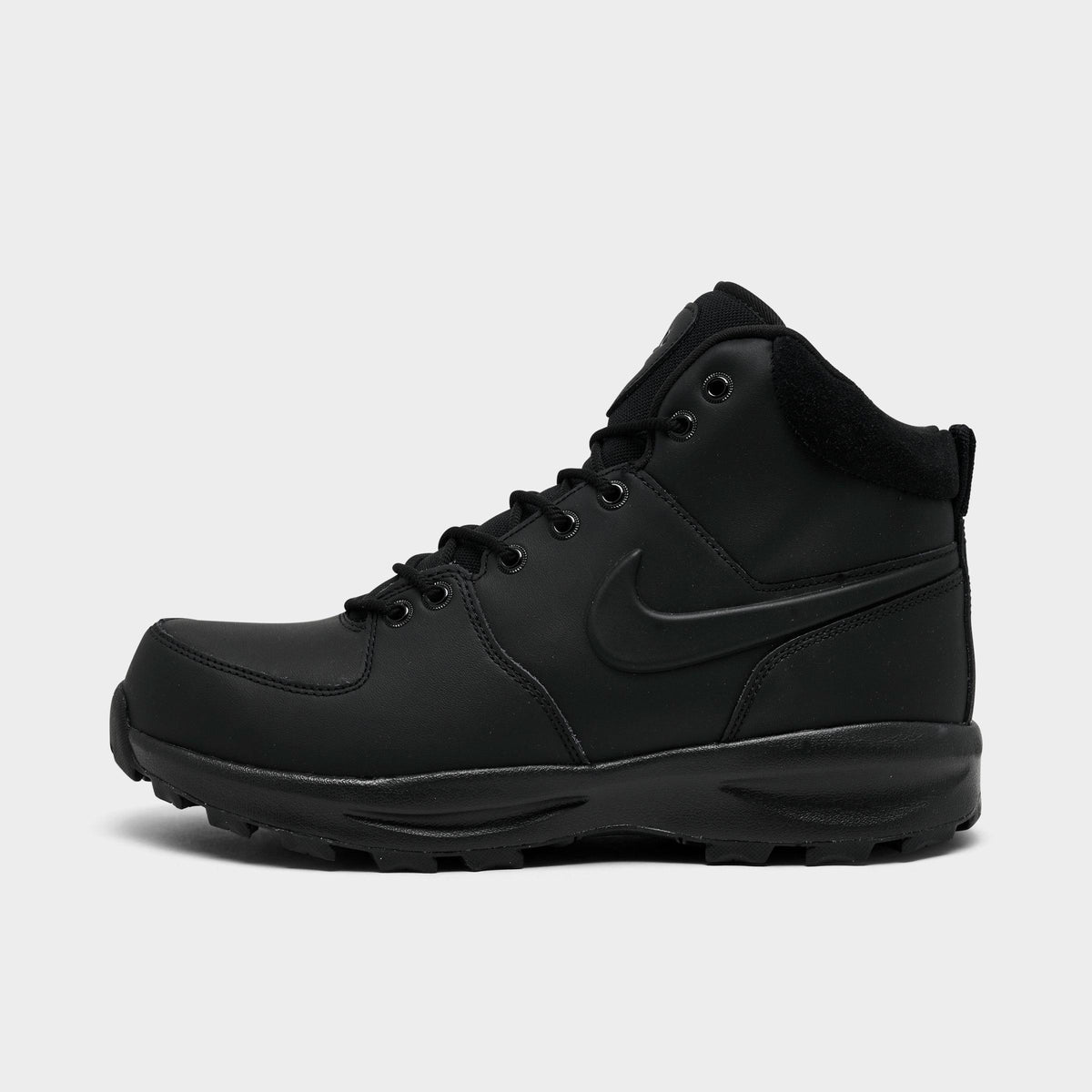 Men's Nike Manoa Leather Boots - Black/Black/Black