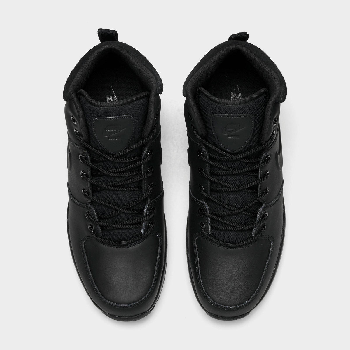 Men's Nike Manoa Leather Boots - Black/Black/Black - view 5