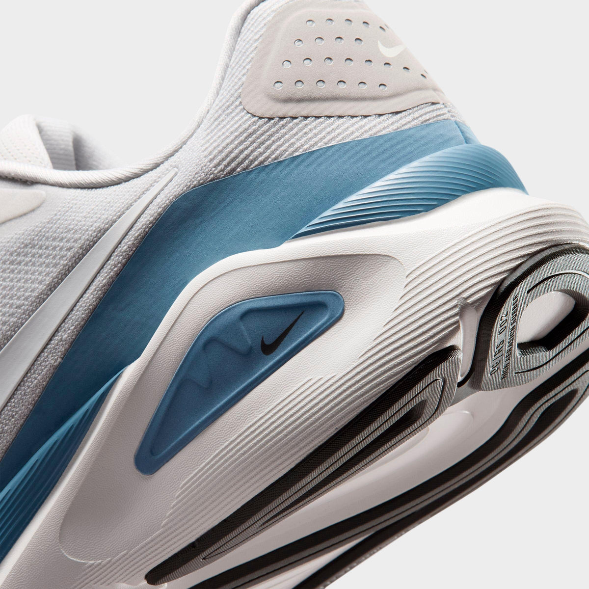 Men's Nike Structure 26 Running Shoes - Grey Fog/Work Blue/Medium Ash/Summit White - view 3