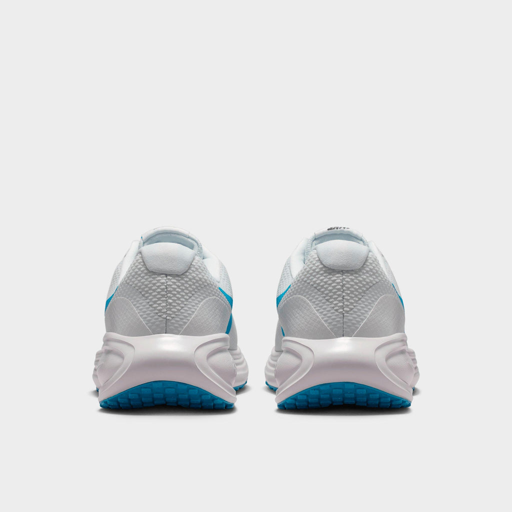 Men's Nike Revolution 8 Running Shoes - Off White/Vast Grey/Anthracite/Light Current Blue - view 4