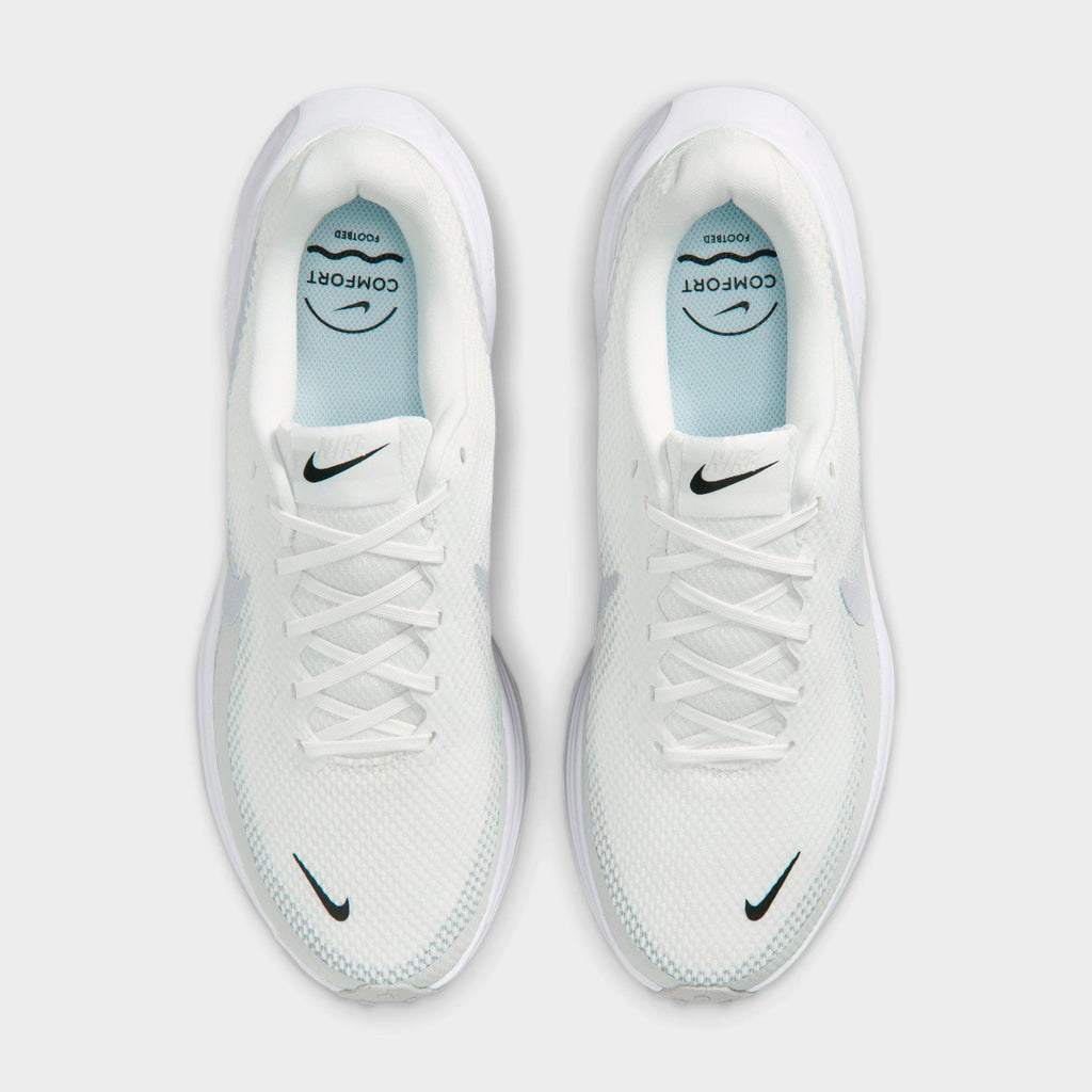 Men's Nike Revolution 8 Running Shoes - Summit White/White/Photon Dust/Metallic Silver - view 5