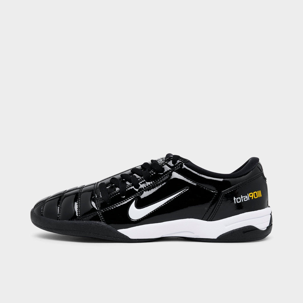 Men's Nike Total 90 Casual Shoes - Black/White/Metallic Silver