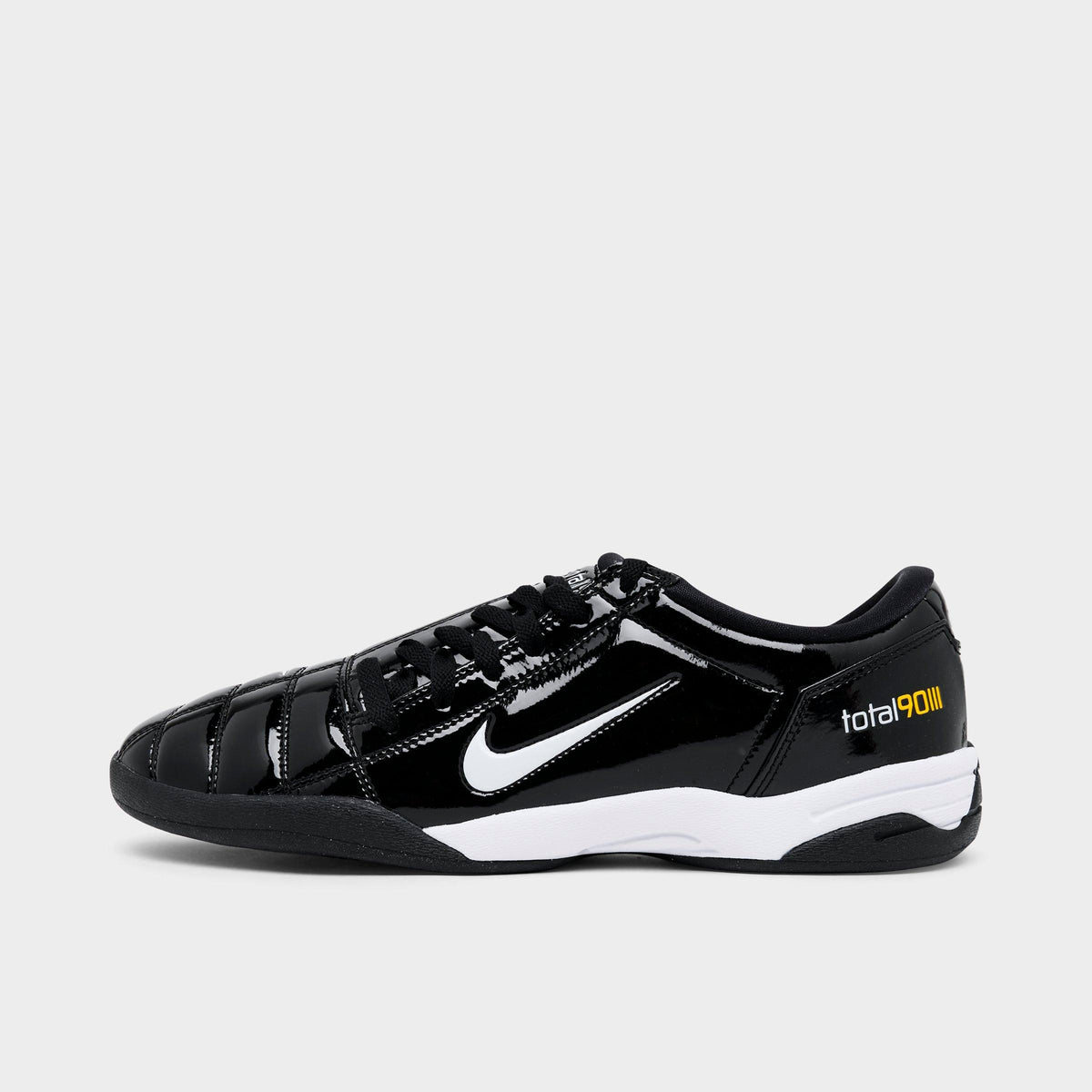 Men's Nike Total 90 Casual Shoes - Black/White/Metallic Silver
