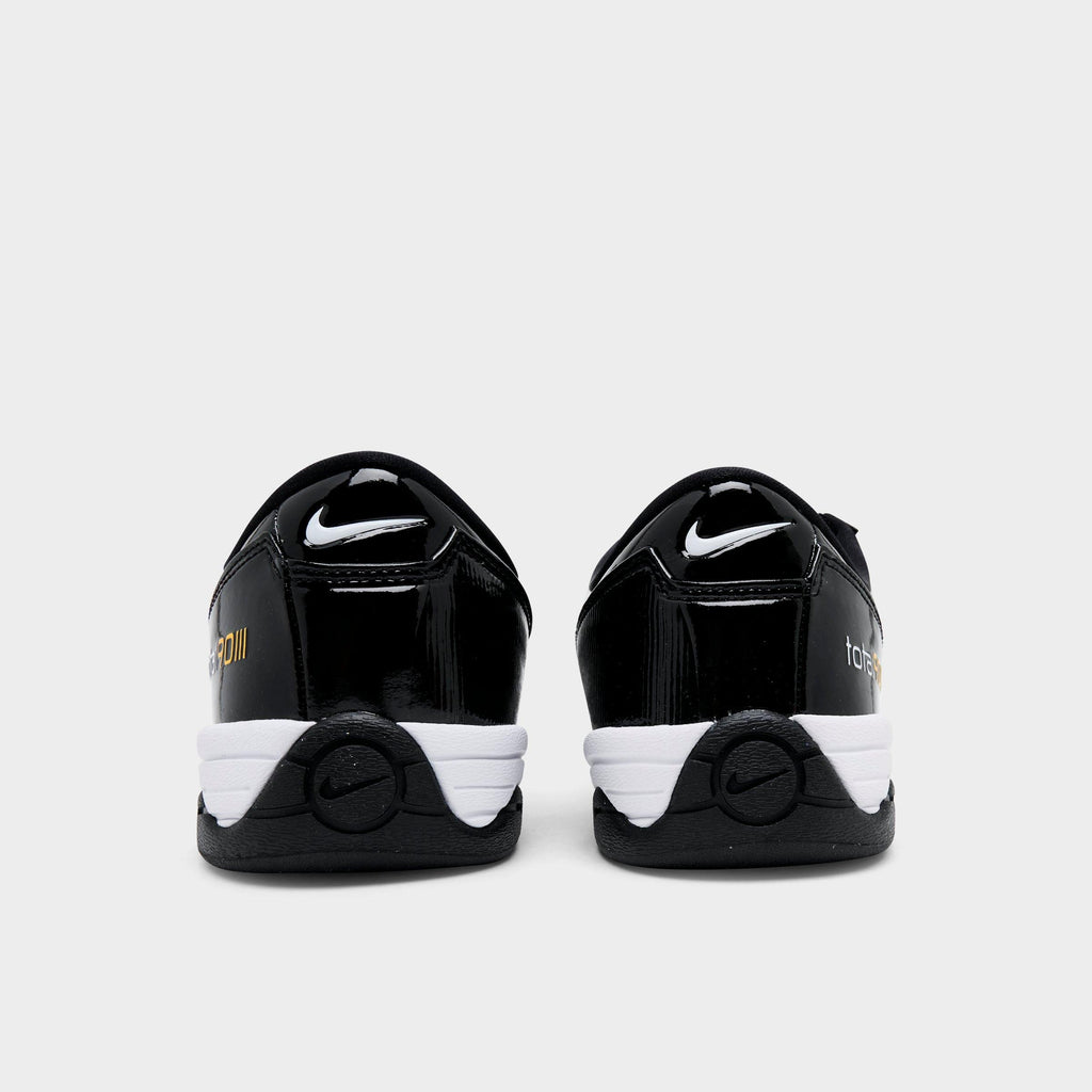 Men's Nike Total 90 Casual Shoes - Black/White/Metallic Silver - view 4