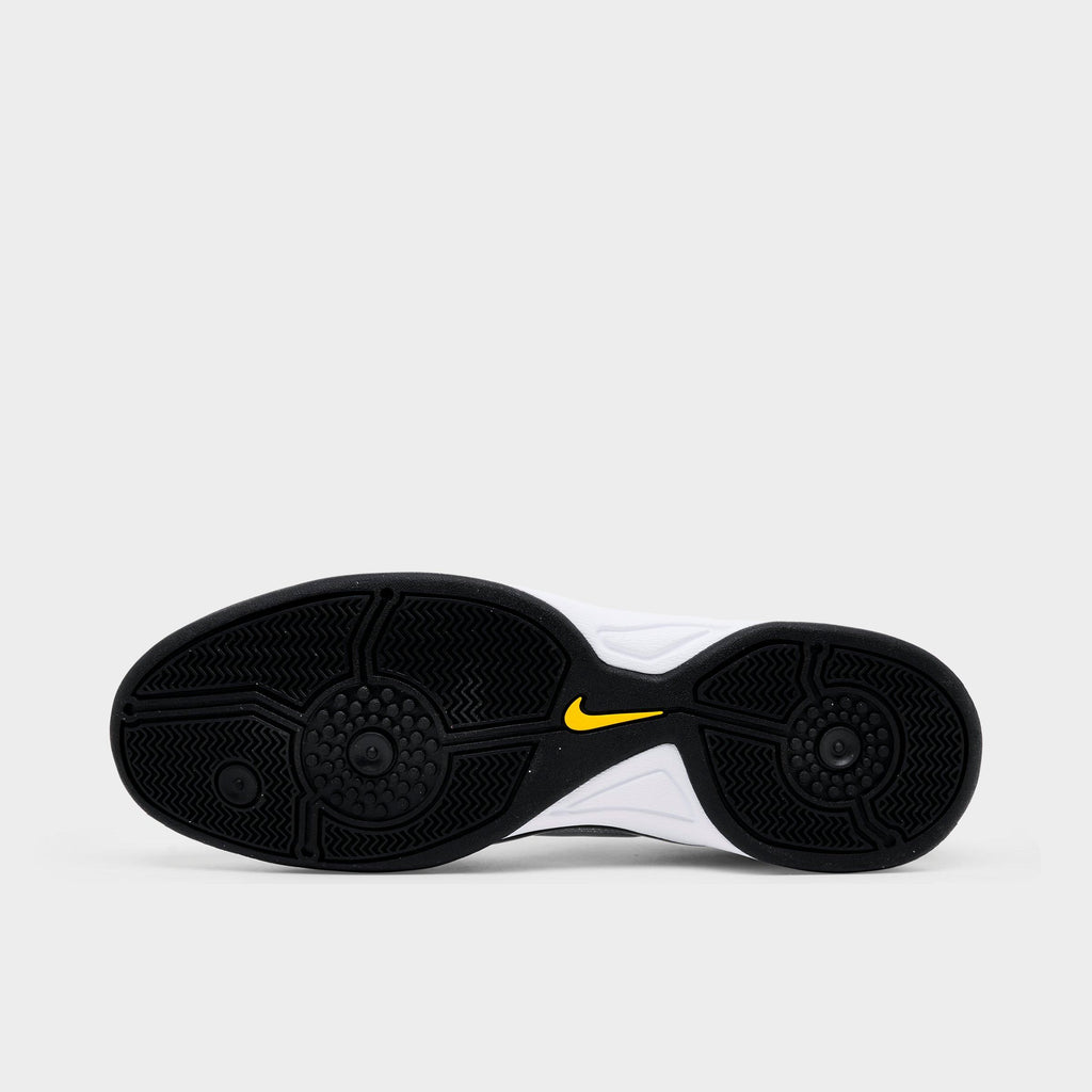 Men's Nike Total 90 Casual Shoes - Black/White/Metallic Silver - view 6