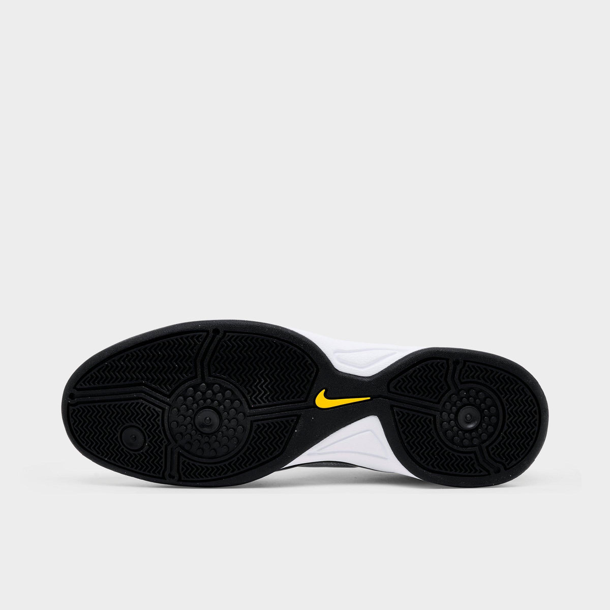 Men's Nike Total 90 Casual Shoes - Black/White/Metallic Silver - view 6