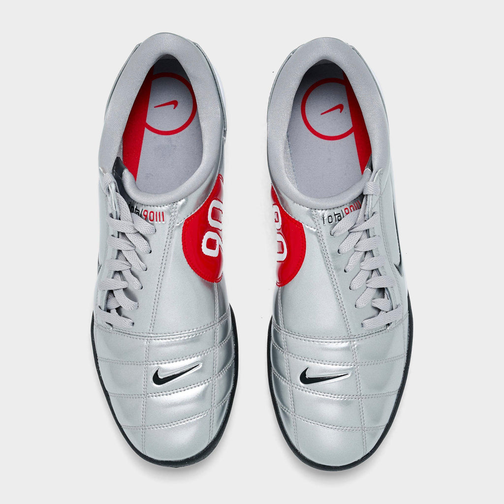 Men's Nike Total 90 Casual Shoes - Metallic Silver/Black - view 5