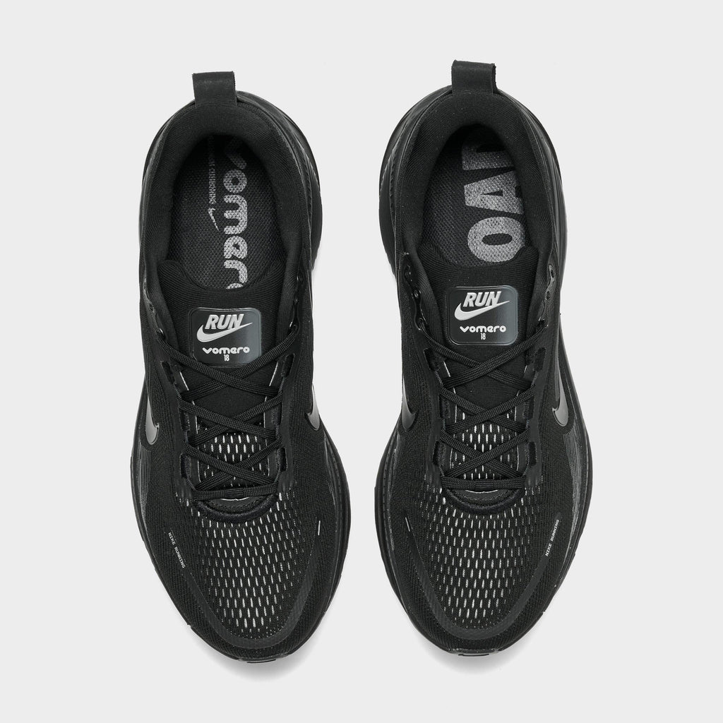 Men's Nike Vomero 18 Running Shoes - Black/Dark Smoke Grey/Light Smoke Grey/Black - view 5