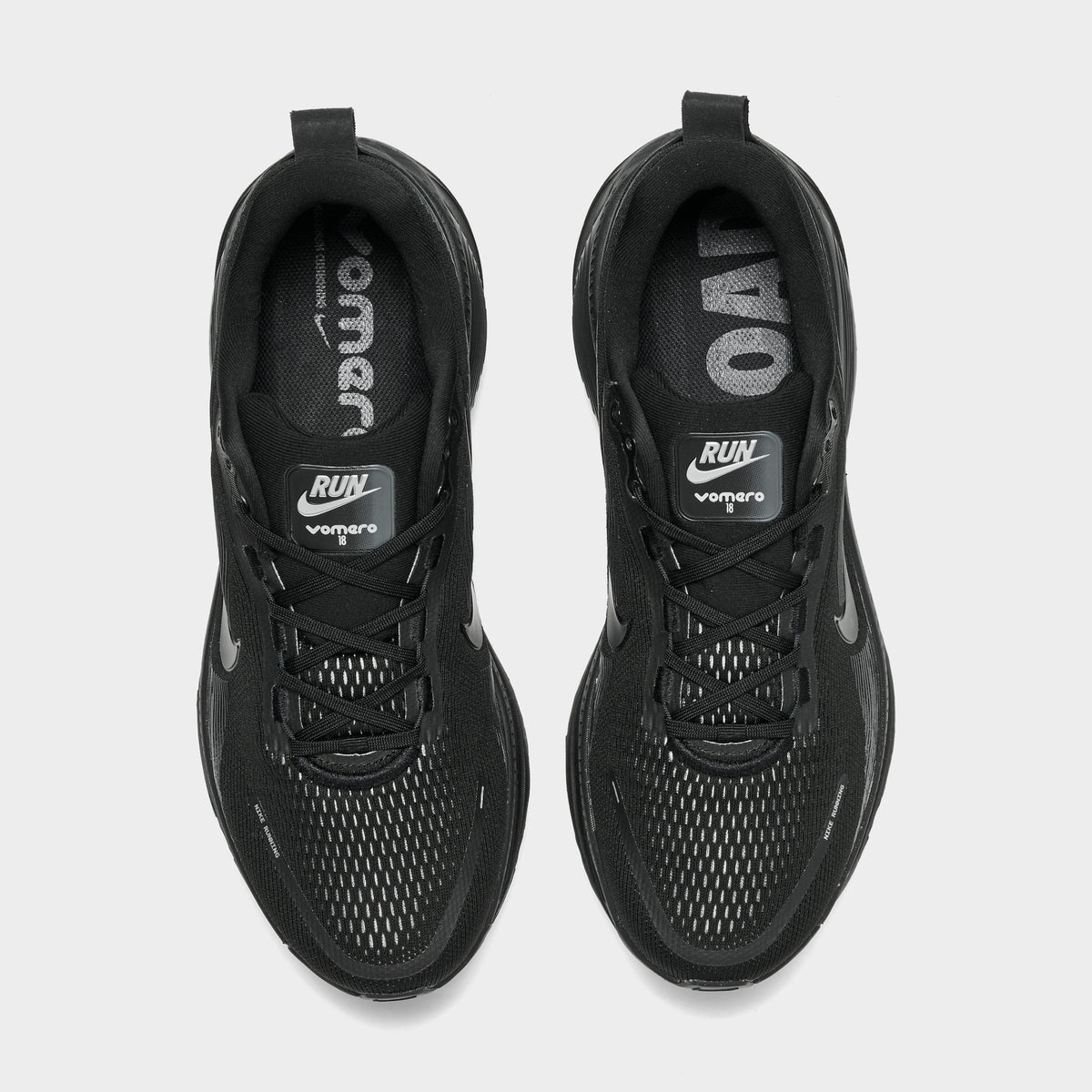 Men's Nike Vomero 18 Running Shoes - Black/Dark Smoke Grey/Light Smoke Grey/Black - view 5