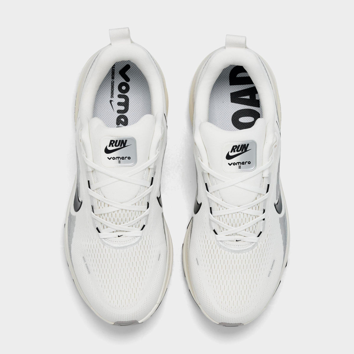 Men's Nike Vomero 18 Running Shoes - Summit White/Coconut Milk/Coconut Milk/Black - view 5