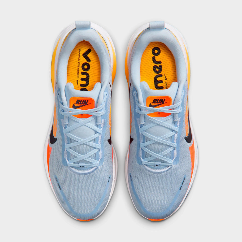 Men's Nike Vomero 18 Running Shoes - Hydrogen Blue/Laser Orange/Total Orange/Black - view 5
