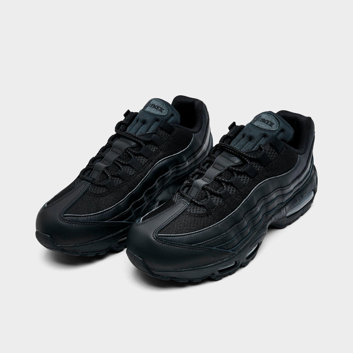 Men's Nike Air Max 95 Big Bubble Casual Shoes - Black/Black/Anthracite/Black - view 2