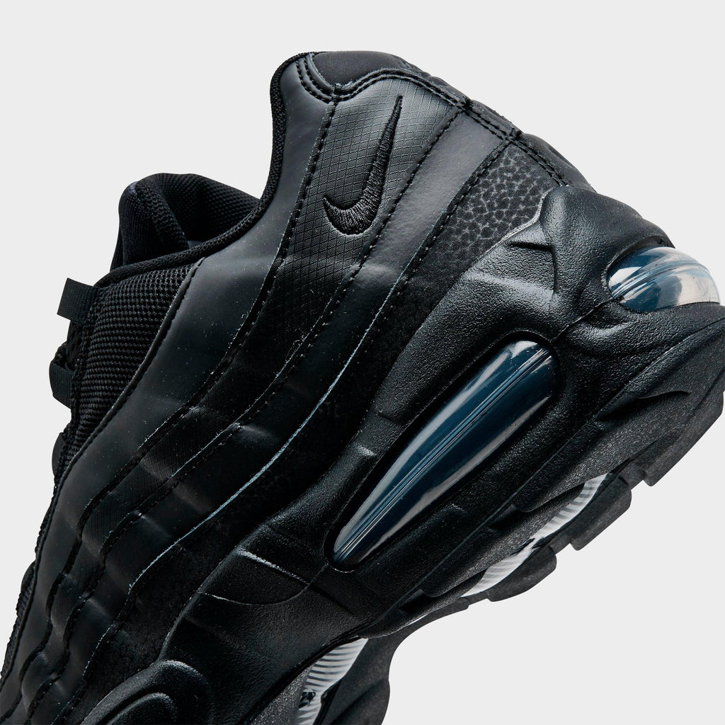 Men's Nike Air Max 95 Big Bubble Casual Shoes - Black/Black/Anthracite/Black - view 3