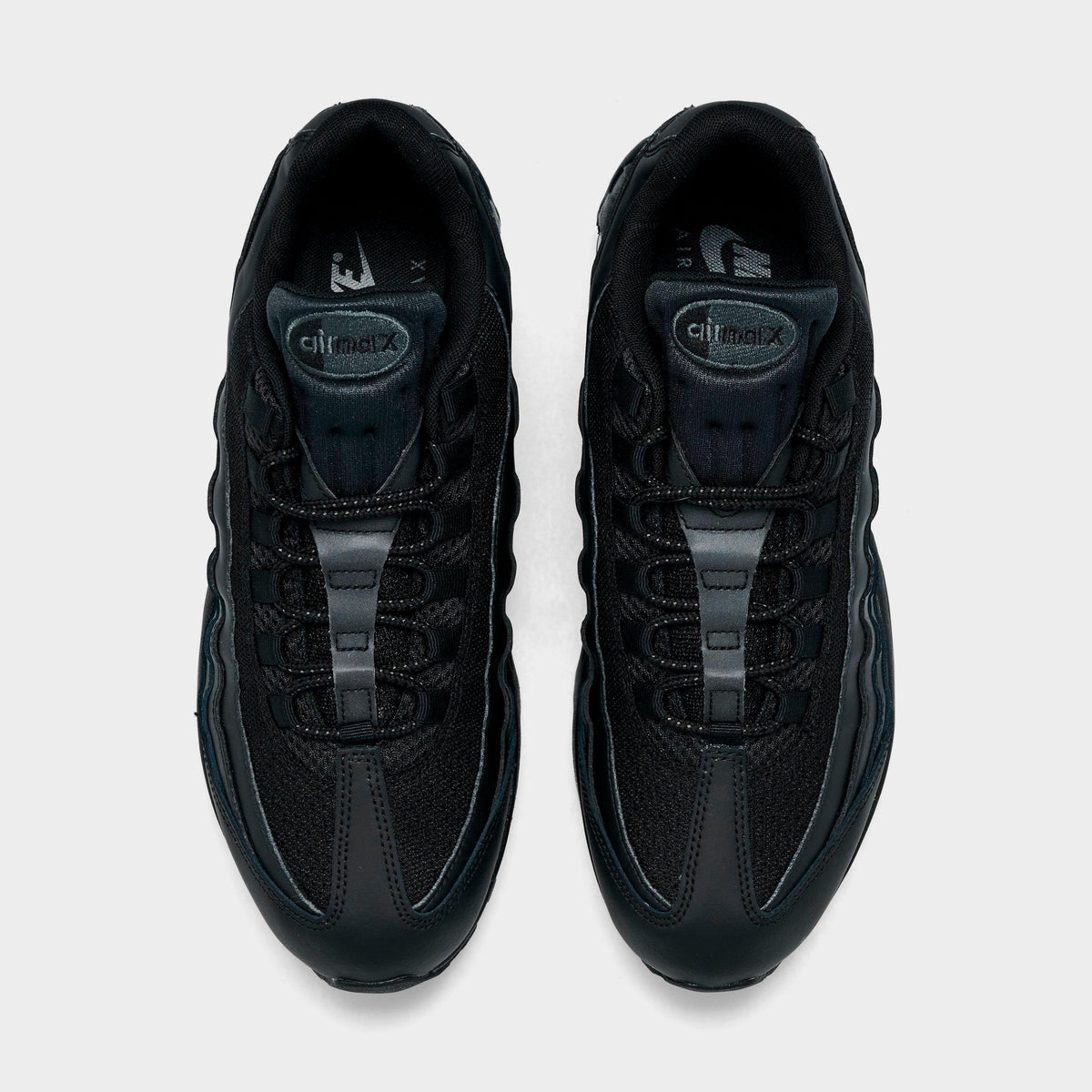 Men's Nike Air Max 95 Big Bubble Casual Shoes - Black/Black/Anthracite/Black - view 5