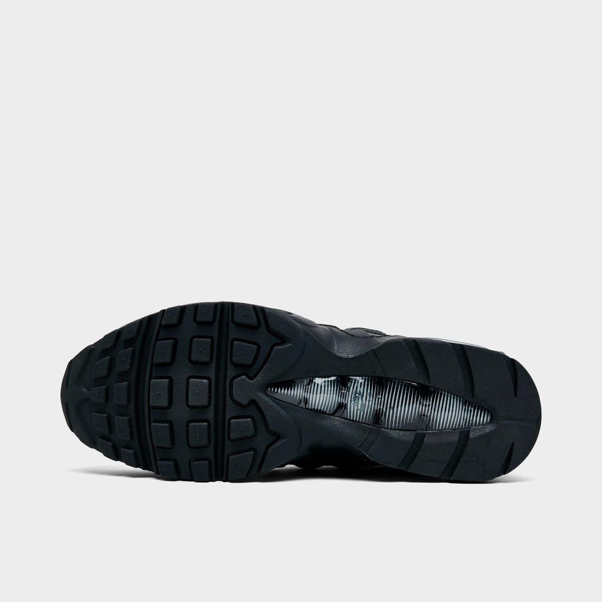Men's Nike Air Max 95 Big Bubble Casual Shoes - Black/Black/Anthracite/Black - view 6