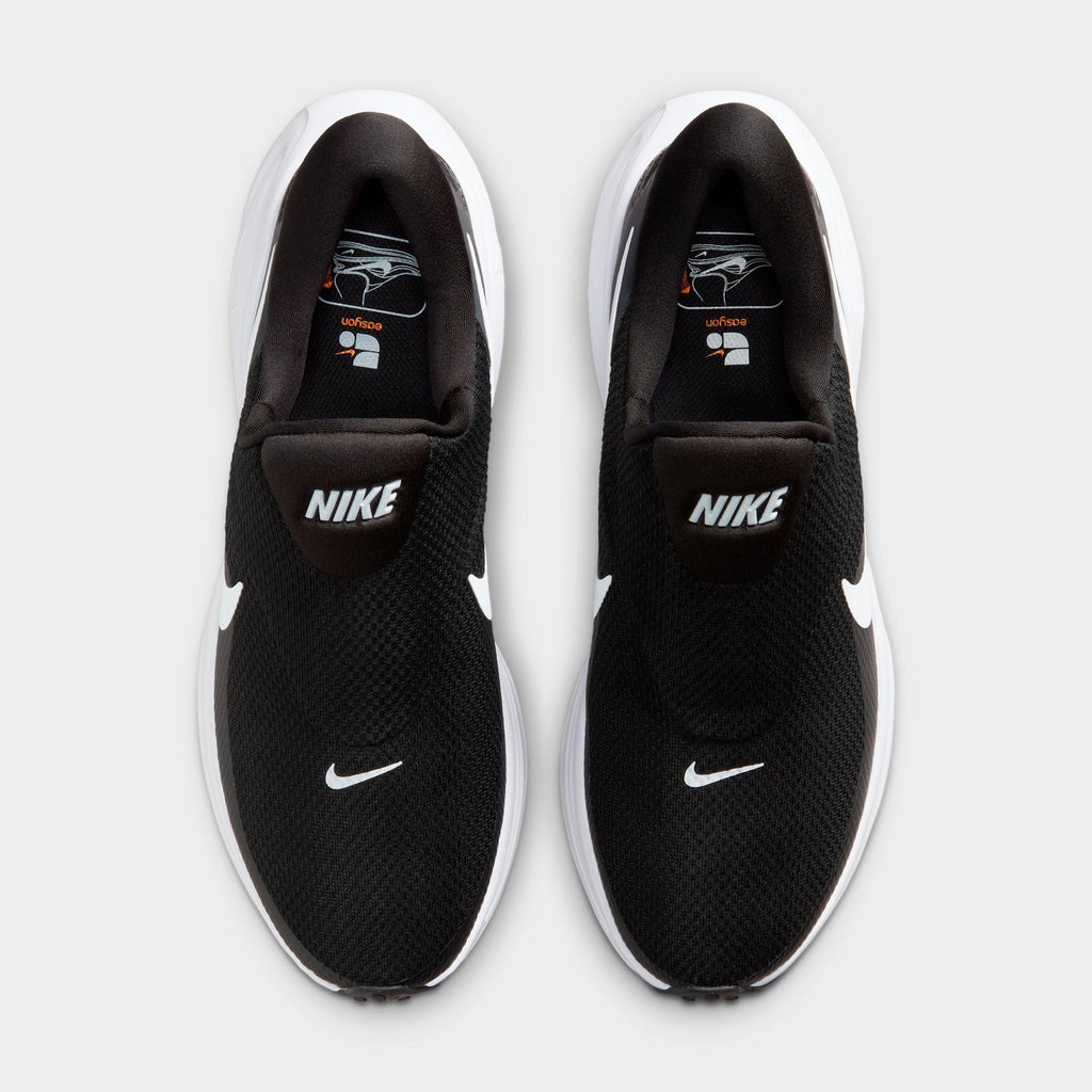 Men's Nike Revolution 8 EasyOn Running Shoes - Black/Anthracite/Wolf Grey/White - view 5