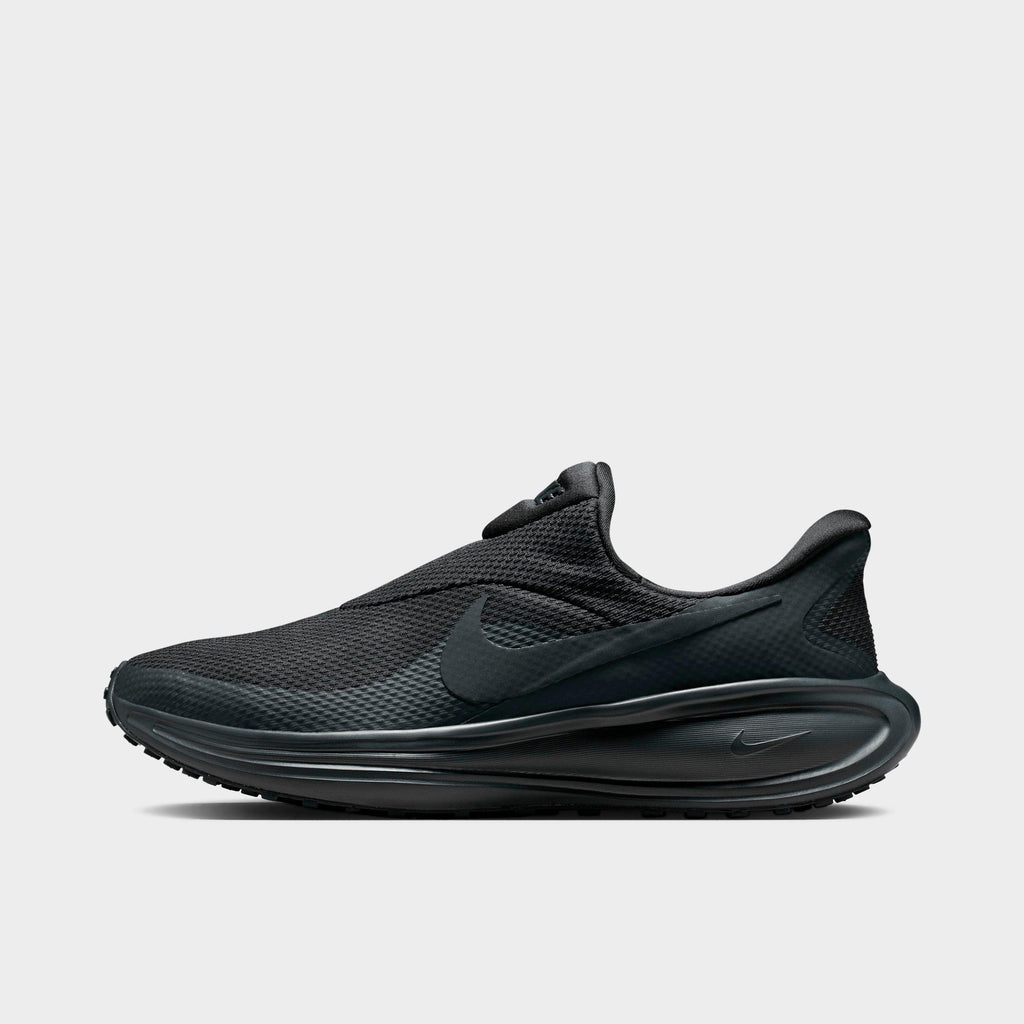 Men's Nike Revolution 8 EasyOn Running Shoes - Black/Anthracite/Wolf Grey/White