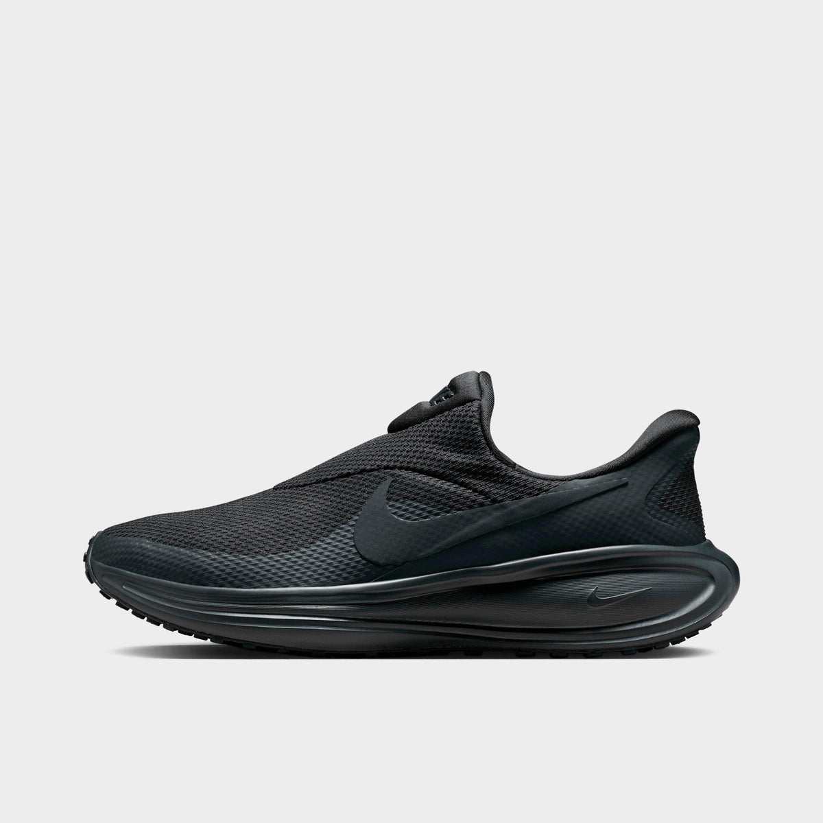 Men's Nike Revolution 8 EasyOn Running Shoes - Black/Anthracite/Wolf Grey/White