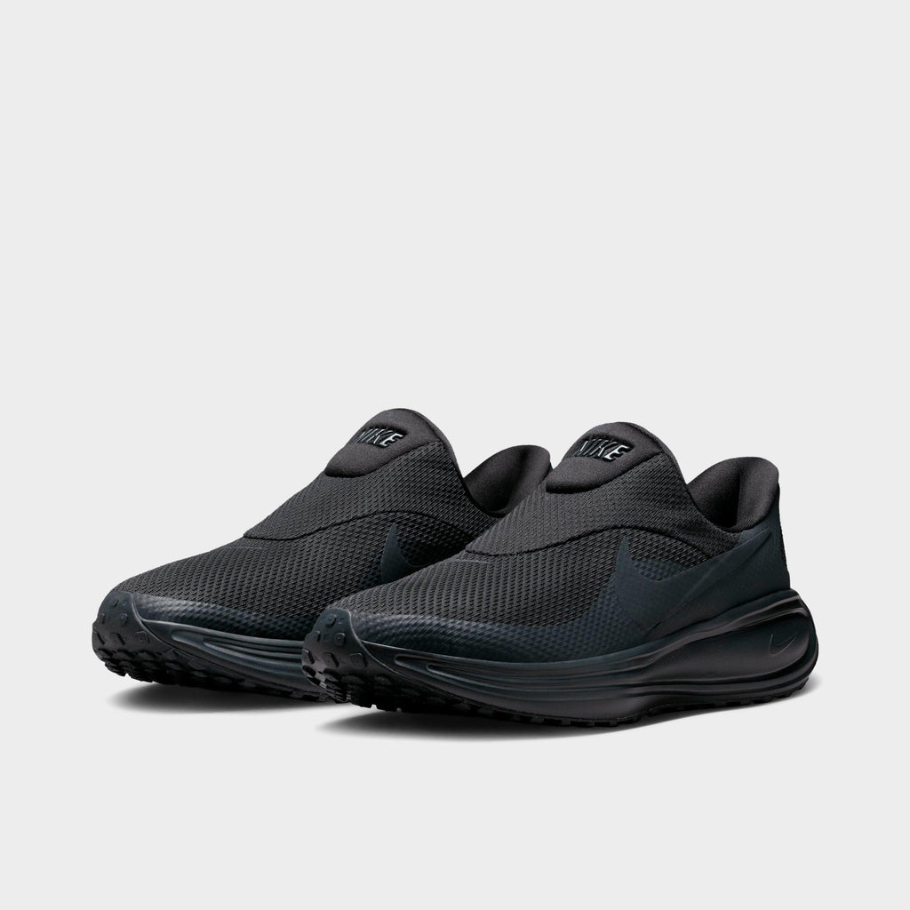 Men's Nike Revolution 8 EasyOn Running Shoes - Black/Anthracite/Wolf Grey/White - view 2