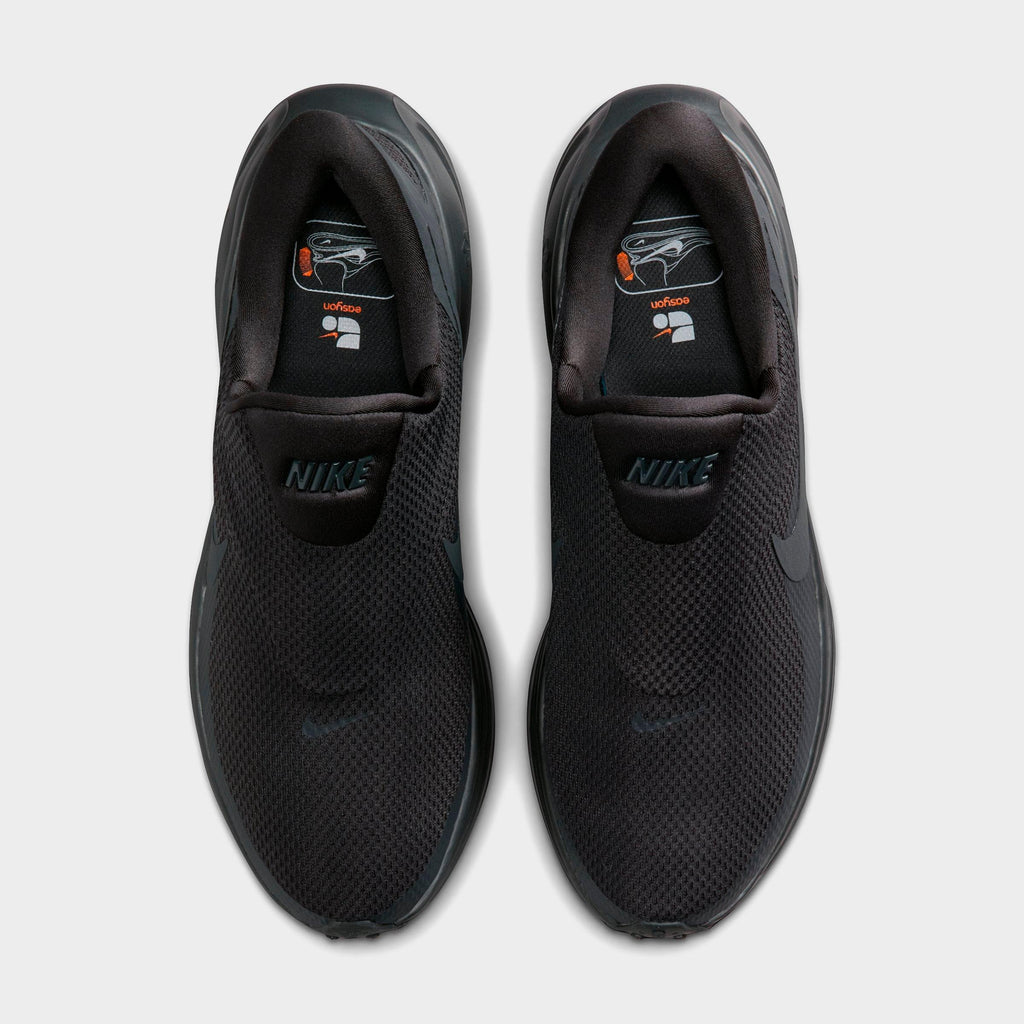 Men's Nike Revolution 8 EasyOn Running Shoes - Black/Anthracite/Wolf Grey/White - view 5