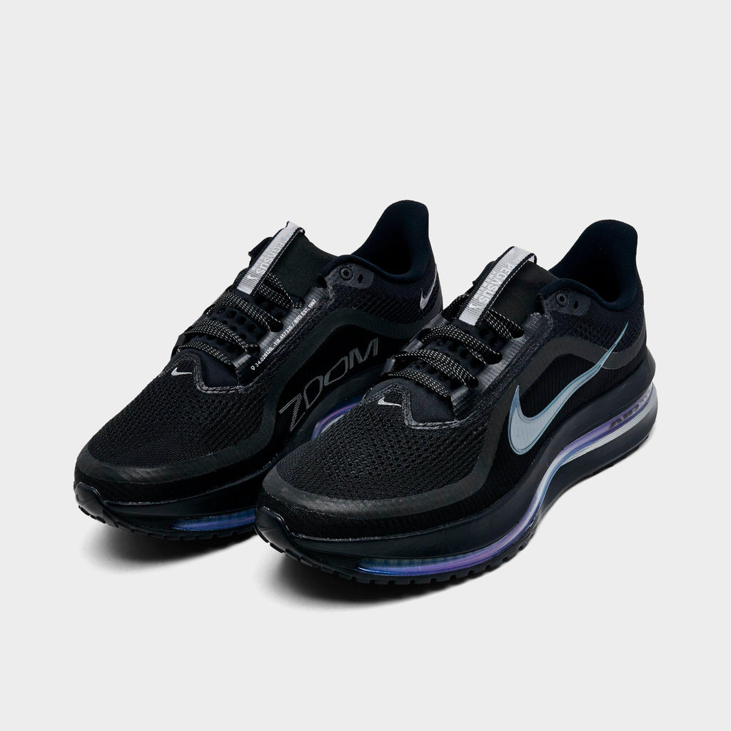 Men's Nike Pegasus Premium Running Shoes - Black/Metallic Silver/Black - view 2