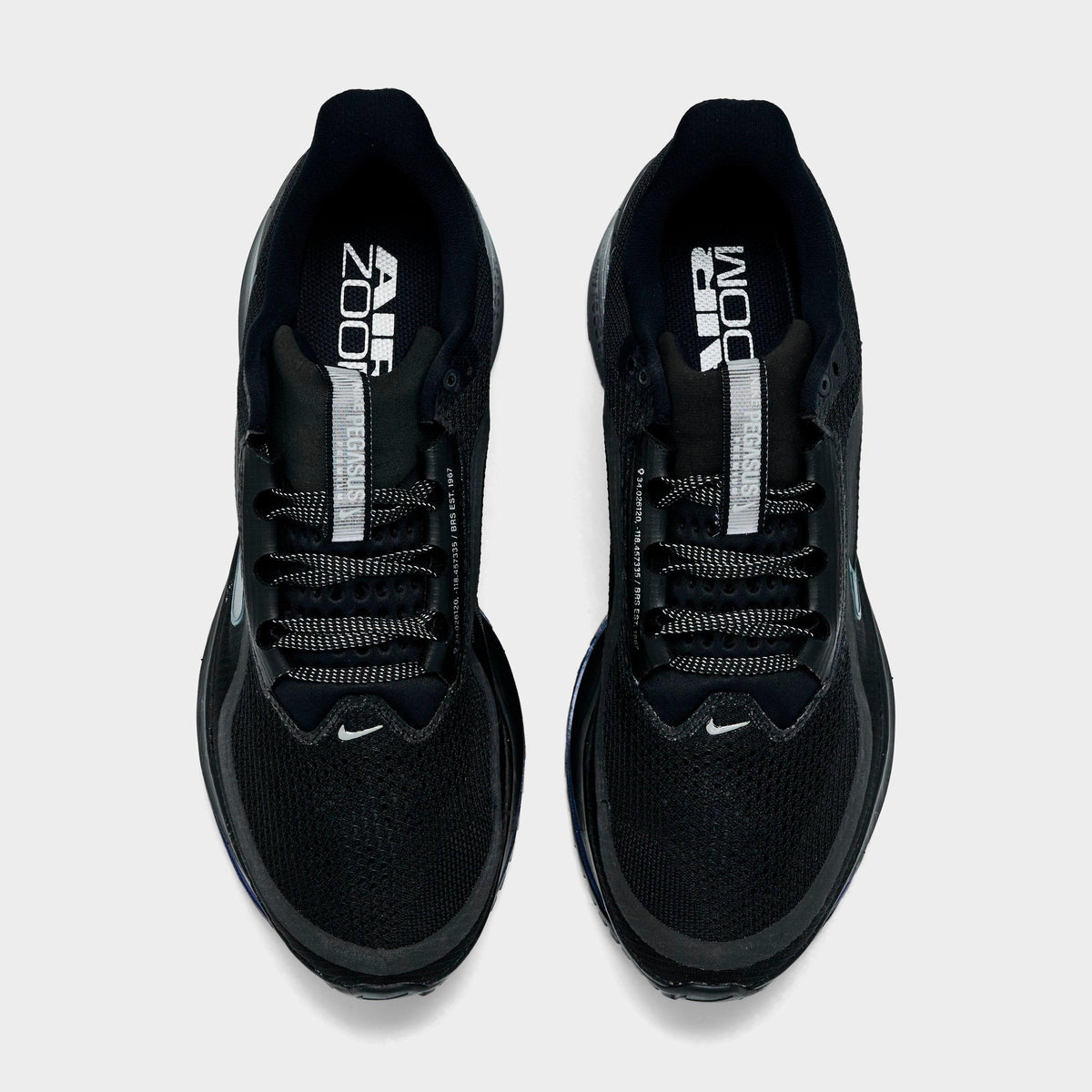 Men's Nike Pegasus Premium Running Shoes - Black/Metallic Silver/Black - view 5