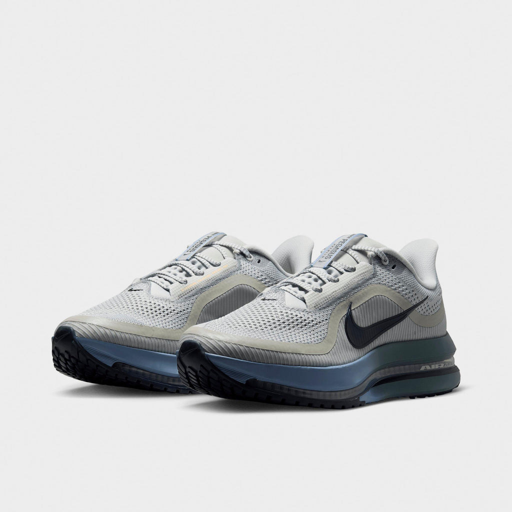 Men's Nike Pegasus Premium Running Shoes - Grey Mist/Mineral Slate/Work Blue/Dark Obsidian - view 2