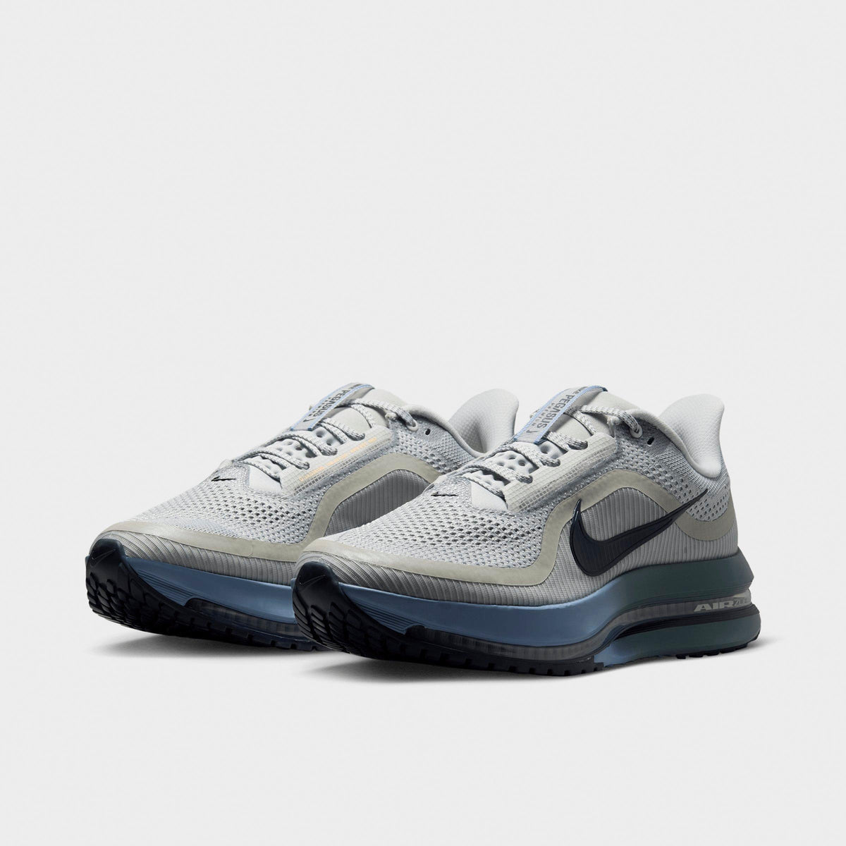 Men's Nike Pegasus Premium Running Shoes - Grey Mist/Mineral Slate/Work Blue/Dark Obsidian - view 2