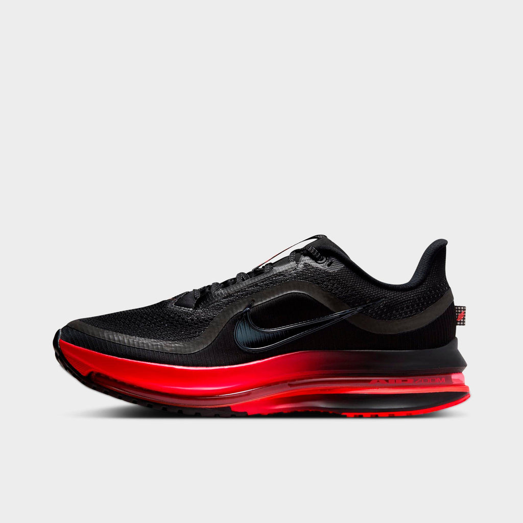Men's Nike Pegasus Premium Running Shoes - Black/University Red/Bright Crimson/Black