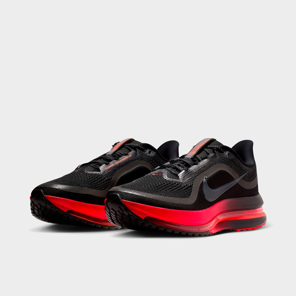 Men's Nike Pegasus Premium Running Shoes - Black/University Red/Bright Crimson/Black - view 2