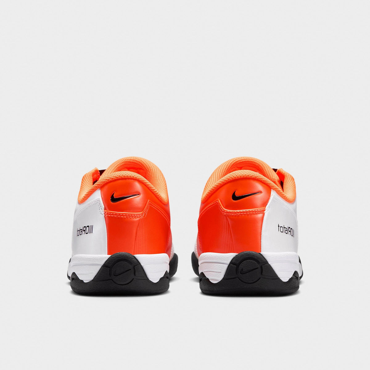 Men's Nike Total 90 Casual Shoes - White/Total Orange/Black - view 4