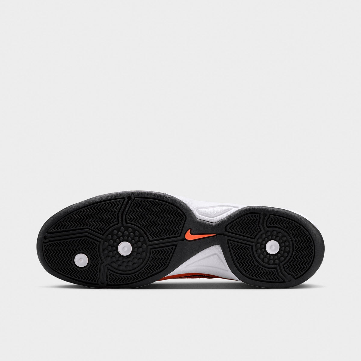 Men's Nike Total 90 Casual Shoes - White/Total Orange/Black - view 6